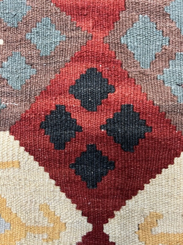 Vintage Kilim Traditional Hand Made Oriental Wool Kilim 5ftx3.2ft 143cmx102cm gallery