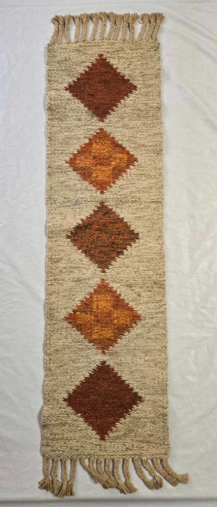 Wall Hanging Tapestry Hand Woven Wool South American 40x11,1/8"