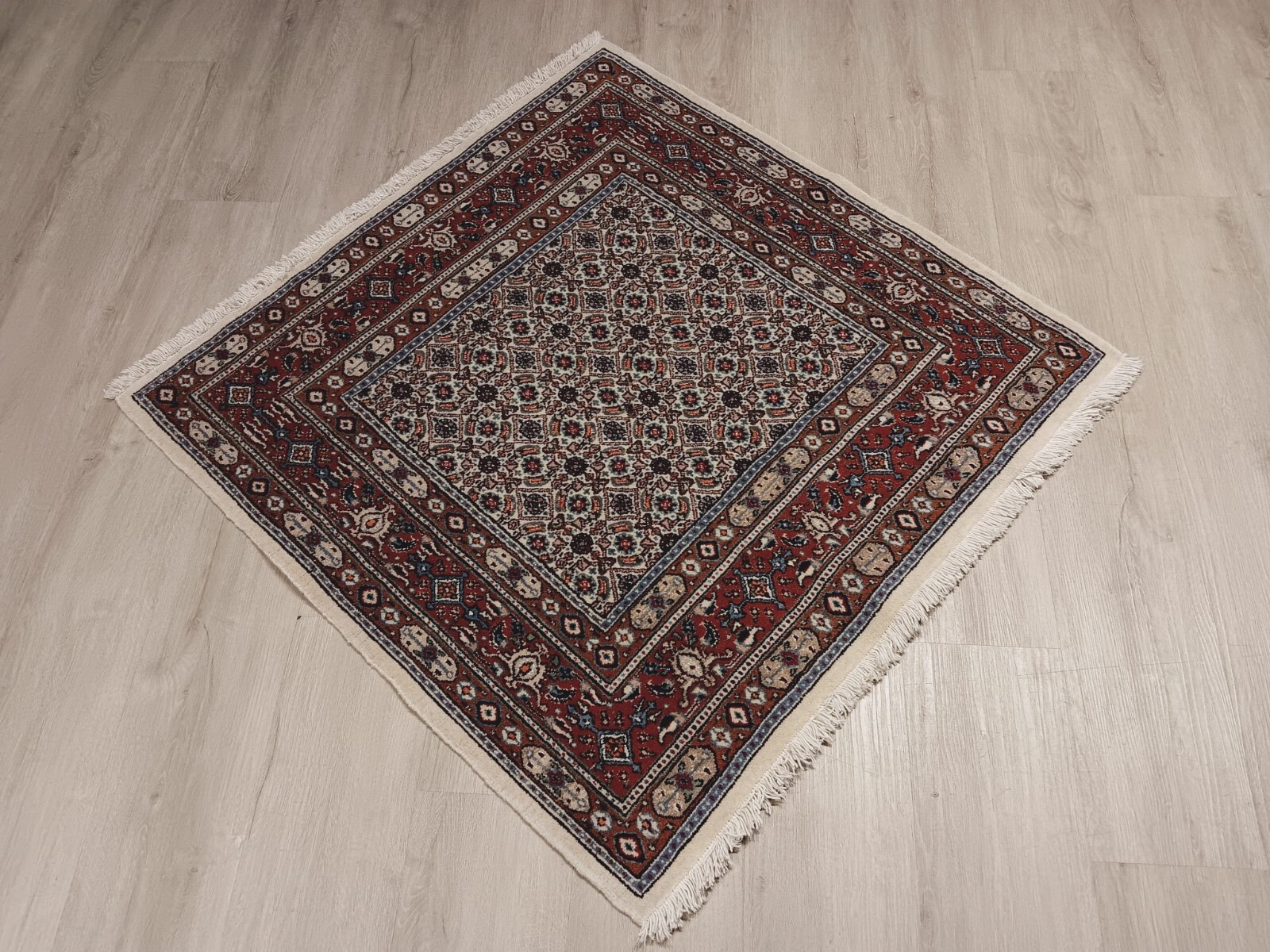 3x4 Mahi Allover-Pattern Handmade-knotted Wool Oriental Rug 585054 gallery