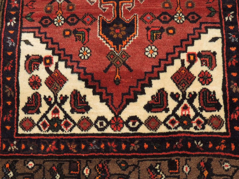 3x5ft. Handmade Vintage Sarab Wool Rug gallery