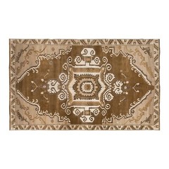 Area Rug, Turkish Rug, Vintage Rug, 6’4 x 10’1 feet, Kars Rug,Oriental Brown Rug