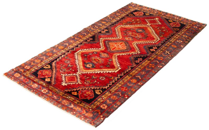 Traditional Vintage Hand-Knotted Area Rug 4'10" x 9'5" Oriental Wool Carpet gallery