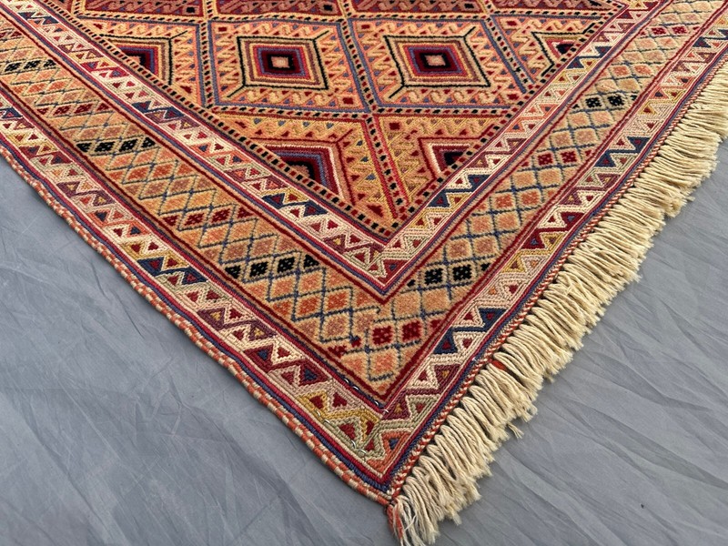Afghan Fine Mushvani Kilim Rug Runner 2'4 x 6'4 Nomadic Hallway Wool Runner Rug gallery