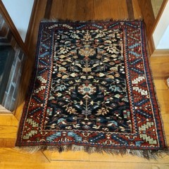 antique Handmade Wool Kurdish Luristan rug BEAUTIFUL/Excellent