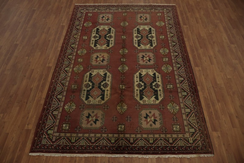 Elegant Living Room Area Rug 7x10 Geometric for Classy Interiors Handmade Carpet gallery