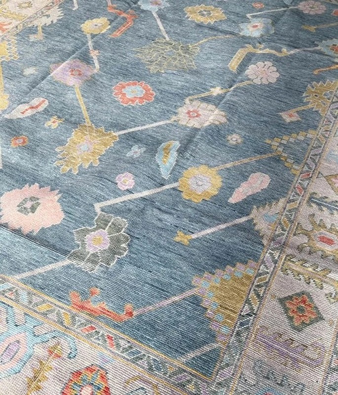 Hand Knotted Oushak Rug 4x6 5x7 6x9 7x10 8x11 9x12 10x14 12x15 Turkish Area Rugs gallery