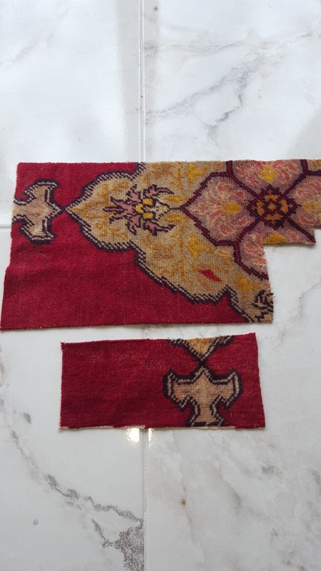 Painting or Art Piece Rug Organic Decor Handmade Rug DIY Project Fragment Rug gallery