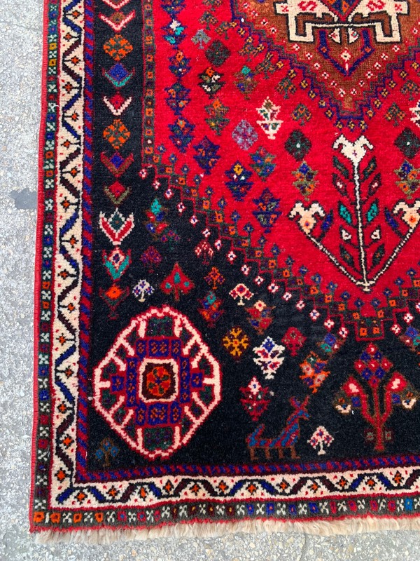 2'7'' x 5'3'' Vintage Carpet Natural Village Rug Handmade Rug.SKU:P1596 gallery