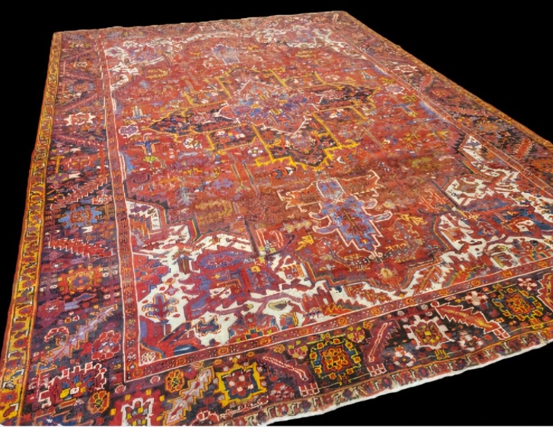 Geometric Design Hand-Knotted 10X13 Traditional Oriental Rug Home Decor Carpet gallery