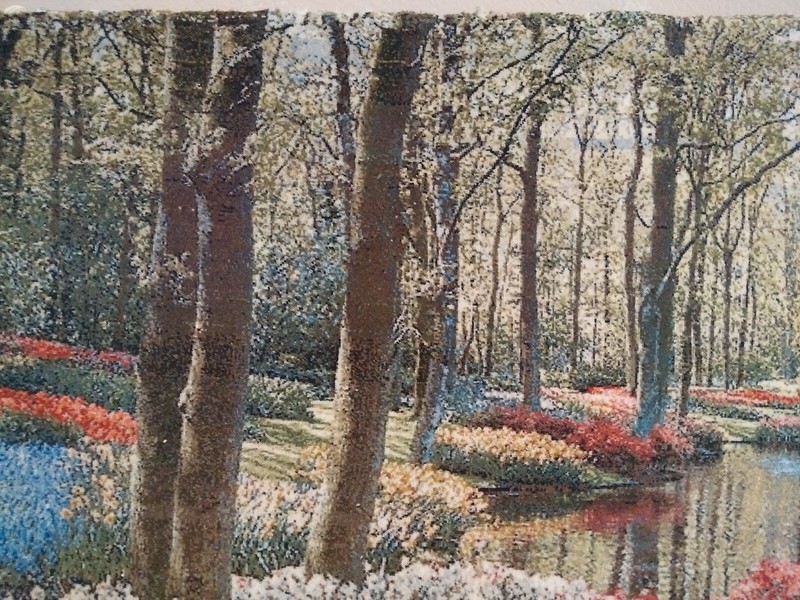 GENUINE TABRIZZ PICTORIAL TABLEAU RUG gallery