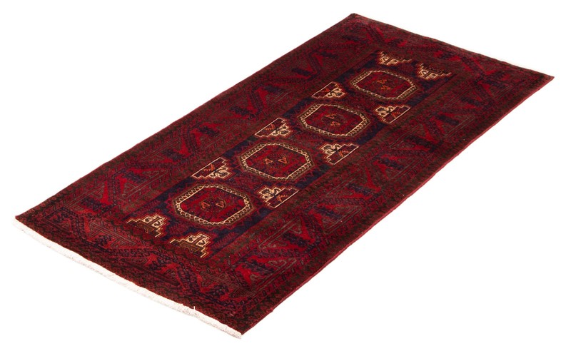 Vintage Hand-Knotted Area Rug 3'2" x 6'7" Traditional Wool Carpet gallery