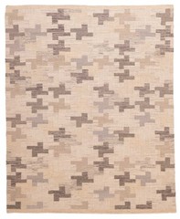 Vintage Hand Woven Area Rug 8’3″ x 10’2″ Traditional Wool Oriental Carpet
