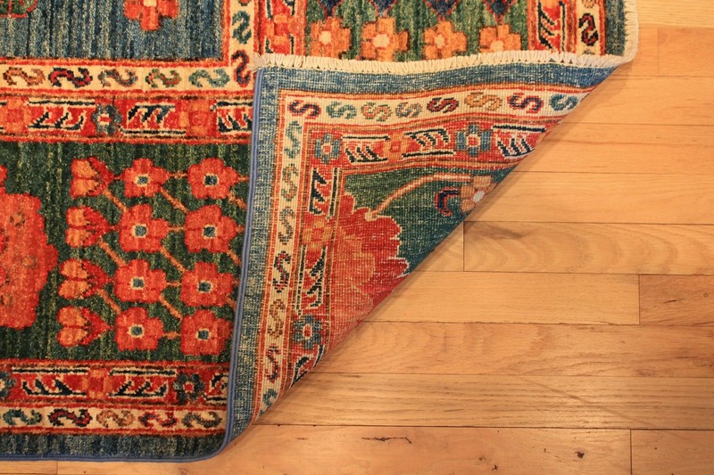 Hand-knotted Rug (Carpet) 9'X11'9, Choeb Rang mint condition gallery