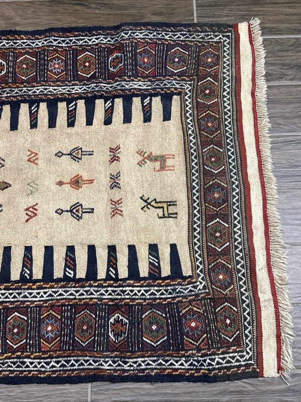 Vintage Oushak Kilim Rug Anatolion Kilim Area Rug Wool Kilim Rug gallery