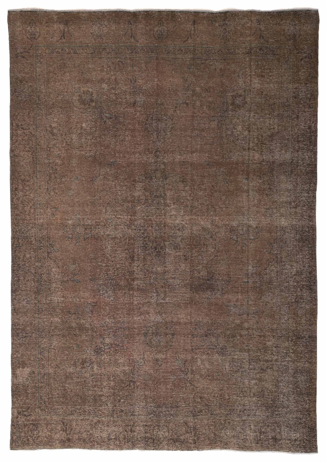 Vintage 8'9" x 12'5" Traditional Hand Knotted Vegetable Dye Wool Area Rug gallery