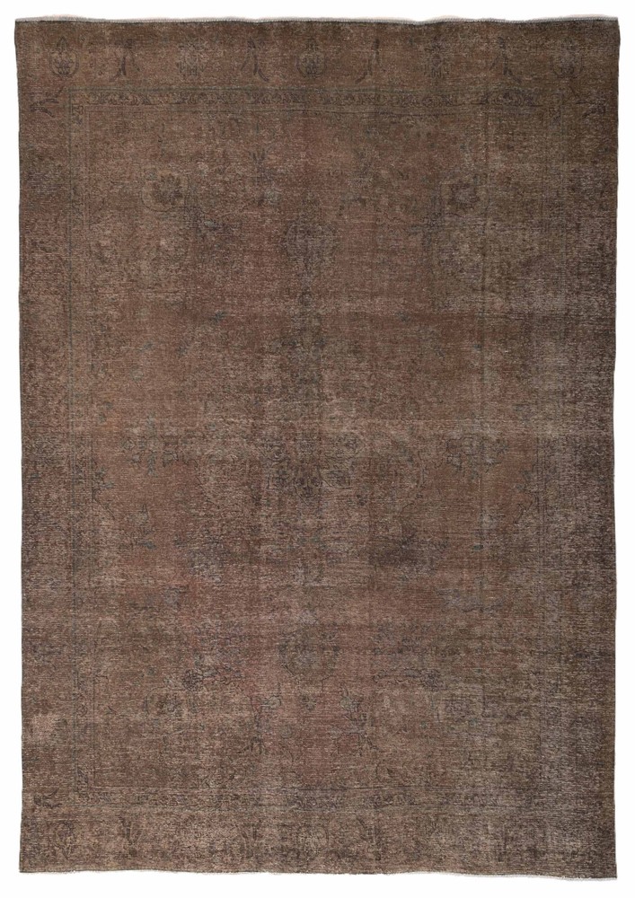 Vintage 8'9" x 12'5" Traditional Hand Knotted Vegetable Dye Wool Area Rug