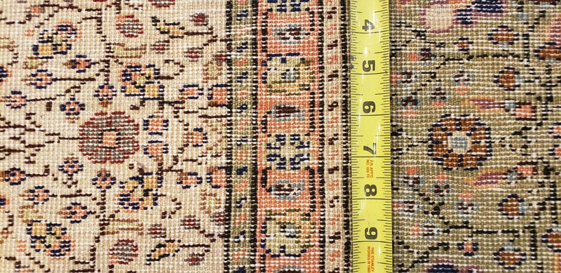 Rare Cr1930-1939s Antique Natural Dye Traditional Hereke Rug 8'7"×12'10" gallery