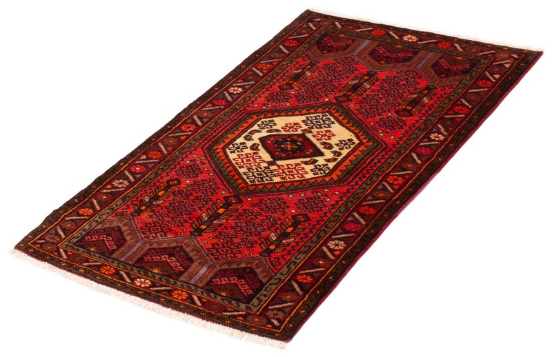 Vintage Hand-Knotted Area Rug 3'4" x 5'6" Traditional Oriental Wool Carpet gallery
