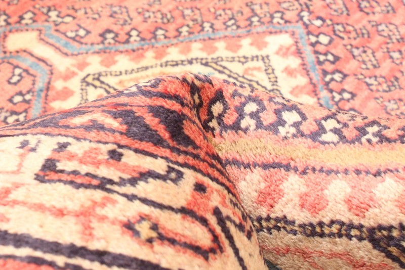 Traditional Vintage Hand-Knotted Area Rug 3'4" x 4'9" Oriental Wool Carpet gallery