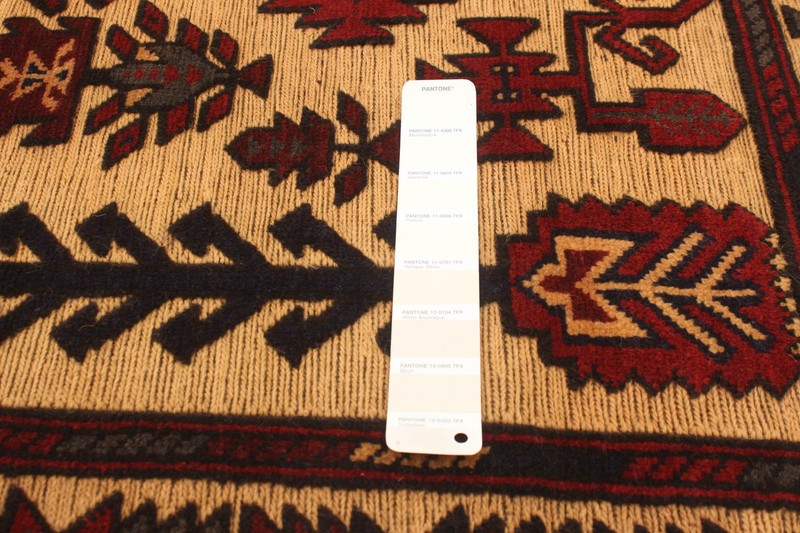 Vintage Traditional Hand-Knotted Area Rug 4'2" x 6'3" Oriental Wool Carpet gallery