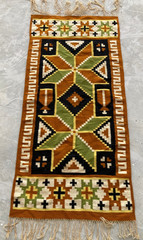 Vintage Traditional Handmade Beautiful Turkish Kilim Floor Rug Carpet 116×56 cm