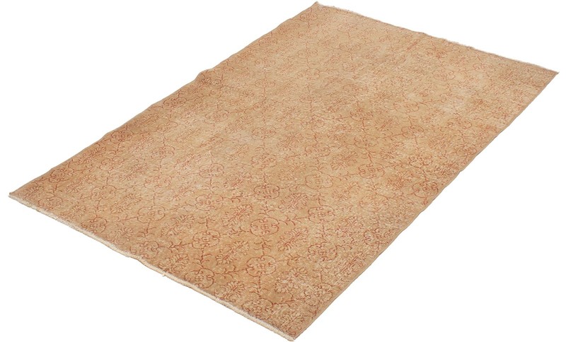 Vintage Hand-Knotted Area Rug 5'4" x 8'4" Traditional Oriental Wool Carpet gallery