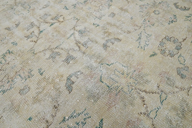 Oushak 7x10,Turkish Rug,vintage,anatolian,BEIGE,kilim,Bohemian,handmade,wool gallery