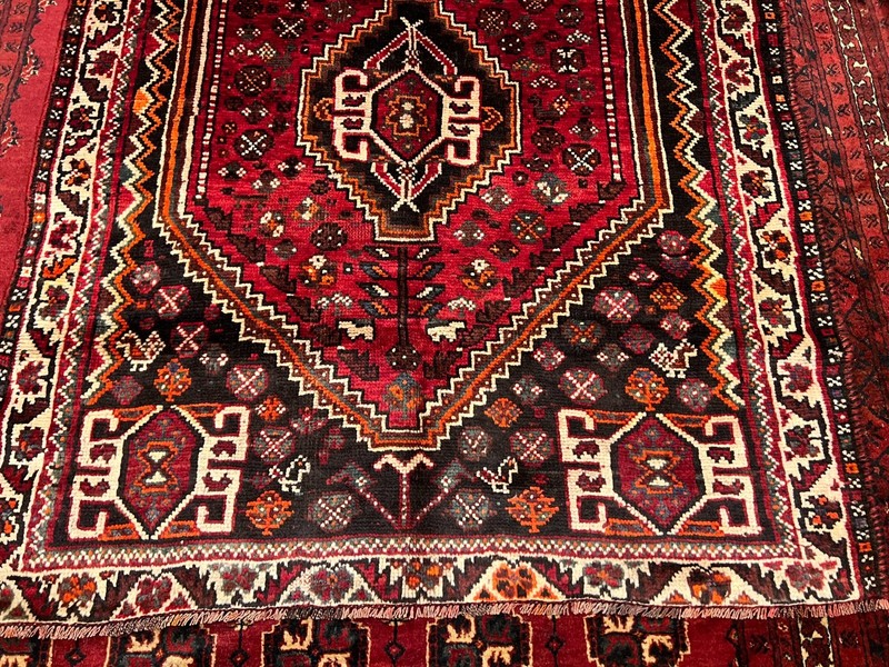 COLLECTRS' ITEM Antique Tribal Natural Vegetable Dye Caucasian Kazak Square Rug gallery