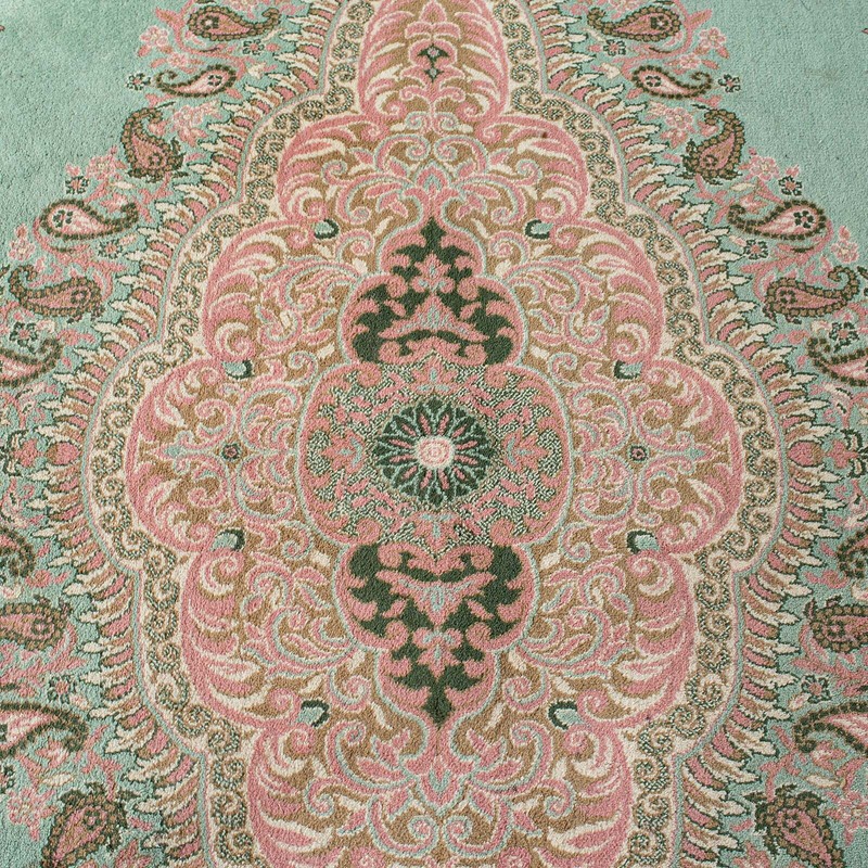 Very Large 16 Foot Vintage Keshan Rug, Room Sized, Decorative, Carpet gallery