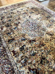 Antique Karastan 10×14 Persian Rug – 100% wool in Hunting Scene