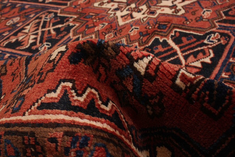Vintage Hand-Knotted Area Rug 7'8" x 10'10" Traditional Wool Carpet gallery