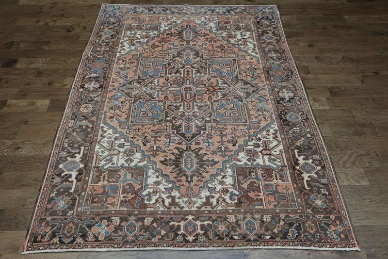 Handmade Medallion Traditional Area Rug 8x11 Ft Geometric Oriental Wool Carpet gallery
