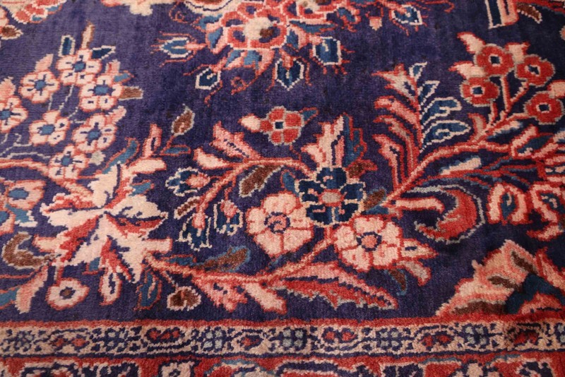 Vintage 3'6" x 7'1" Traditional Hand Knotted Vegetable Dye Wool Area Rug gallery