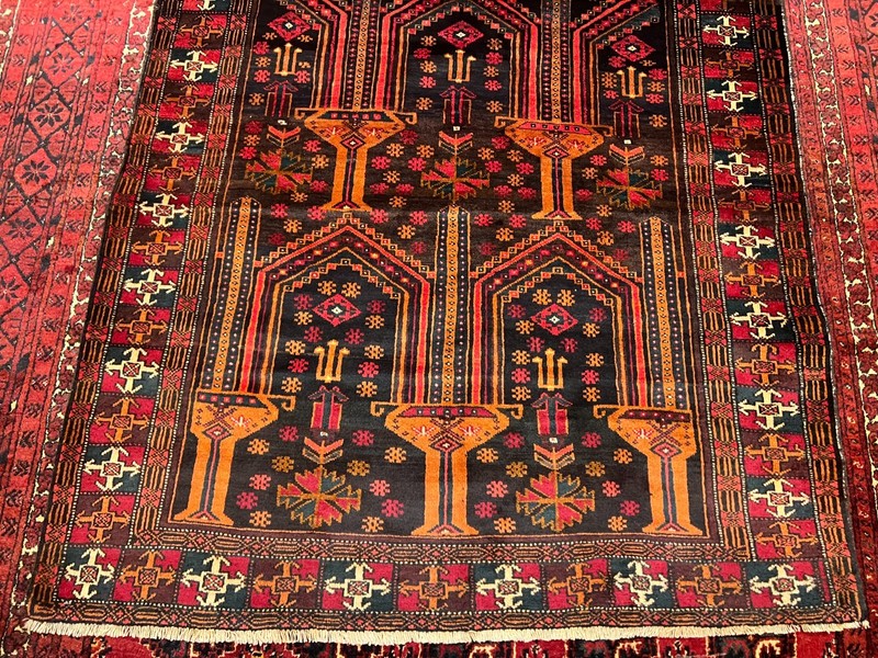 120 X 290 CM Stunning Natural Vegetable Dye Sistan Jan Bag Hallway Runner gallery