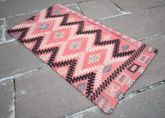 Turkish Kilim Pillow Cover Sofa Rug 19”x35” Decorative Handmade Cushion Cover