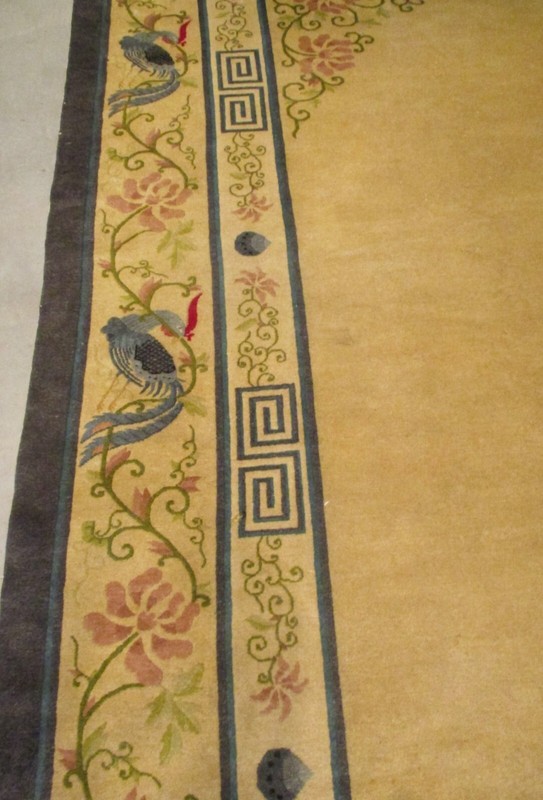 Antique Peking Chinese Rug 9’1” X 11’’10” #7877 gallery