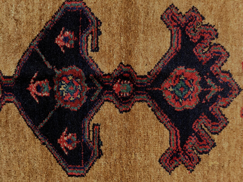 KURDISH CAMELHAIR 4' 6" x 6' 8" Circa : 1920 gallery