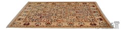 LF70052: Vintage Approx. 8×10 Creme Field Oriental Rug