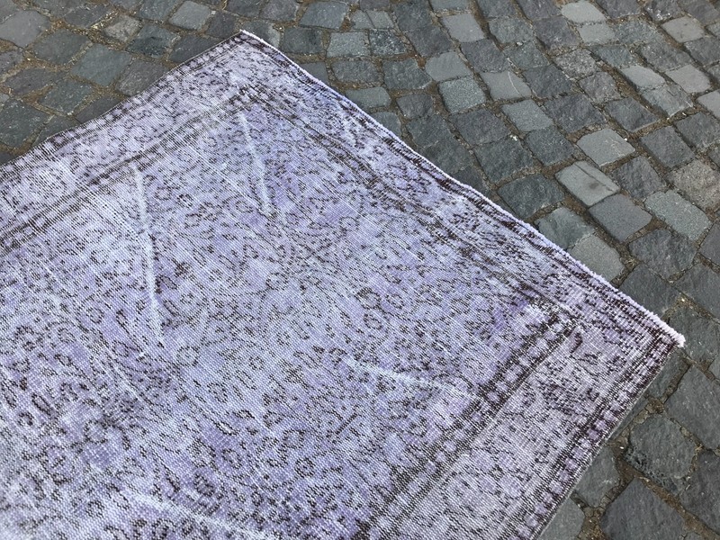Home Decor Rug, Turkish Vintage Rug, Boho Decor Rug, Oushak Rug, 3,9 x 7,2 ft gallery