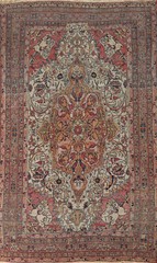 Pre-1900 Animal Design Vegetable Dye Handmade Kirman Ravar Antique Rug 6×12