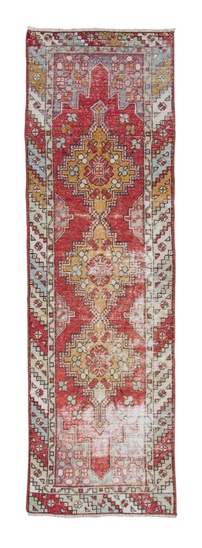 2'7 X 8'10 feet Runner Rug,Turkish Runner,Vintage Runner,Oushak Rug,Floor Rug gallery