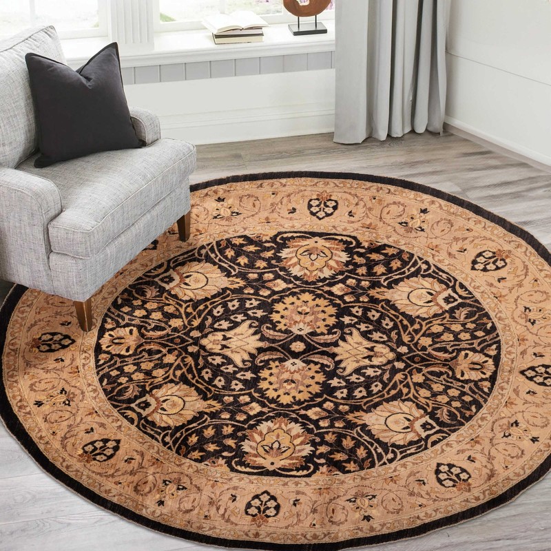 Vintage Hand-Knotted Area Rug 10'0" x 10'1" Traditional Wool Carpet gallery