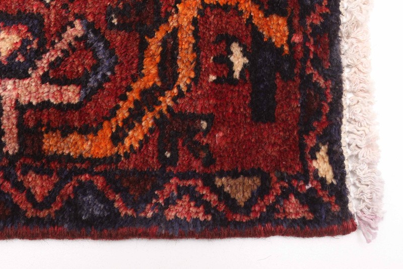 3'9" x 9'6" Vintage Hand-knotted Runner Rug Traditional Oriental Wool Carpet gallery