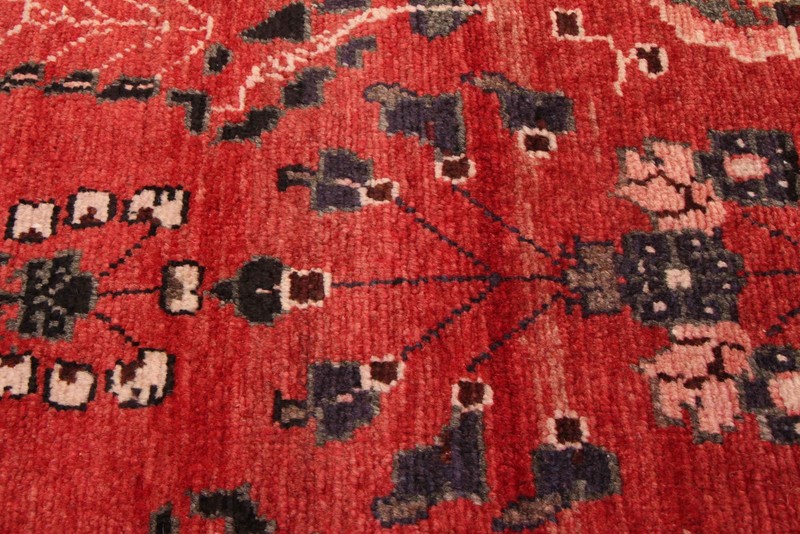 2'11" x 6'8" Vintage Hand-knotted Runner Rug Traditional Oriental Wool Carpet gallery
