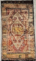 Antique Anatolian Yörük Tribal Wool Bed from Konya Turkey – 217 cm x 124 cm
