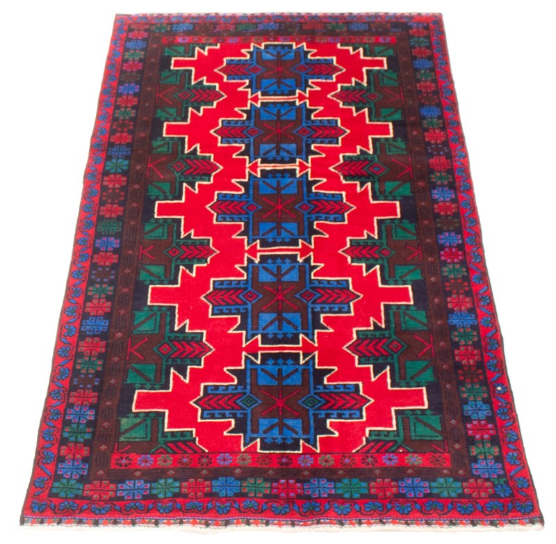 Vintage 3'5" x 6'7" Traditional Hand Knotted Vegetable Dye Wool Area Rug gallery