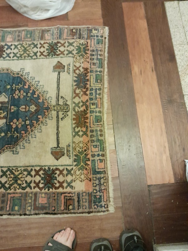 1800"s Oriental Anatolian Rare Karabagh Kazak long rug nice color H/knotted gallery