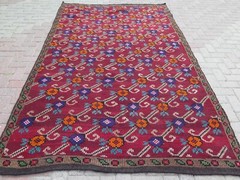 Area Rug, Vintage Rug, Handmade Rug, Boho Rug, Home Decor, Entry Rugs 68″x111″