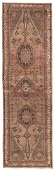 Vintage Hand-knotted Runner Rug 2’6″ x 9’0″ Traditional Oriental Wool Carpet
