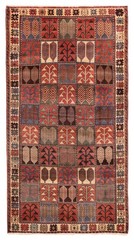 Vintage 4’8″ x 8’11” Traditional Hand Knotted Vegetable Dye Wool Area Rug